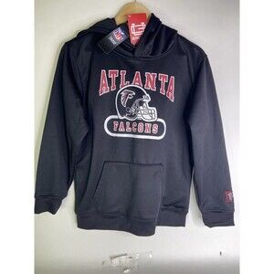 Atlanta Falcons Ultra Game NFL Black Hoodie Sweatshirt Kids Boys Girls 14-16